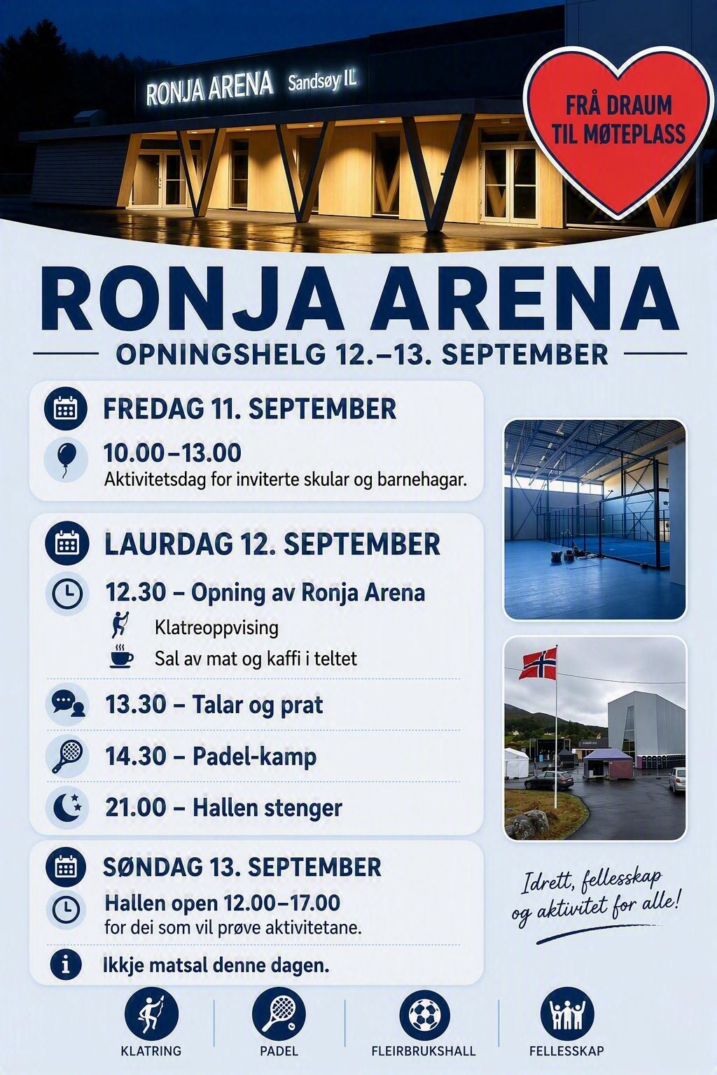 Ronja Arena Opning Plakat